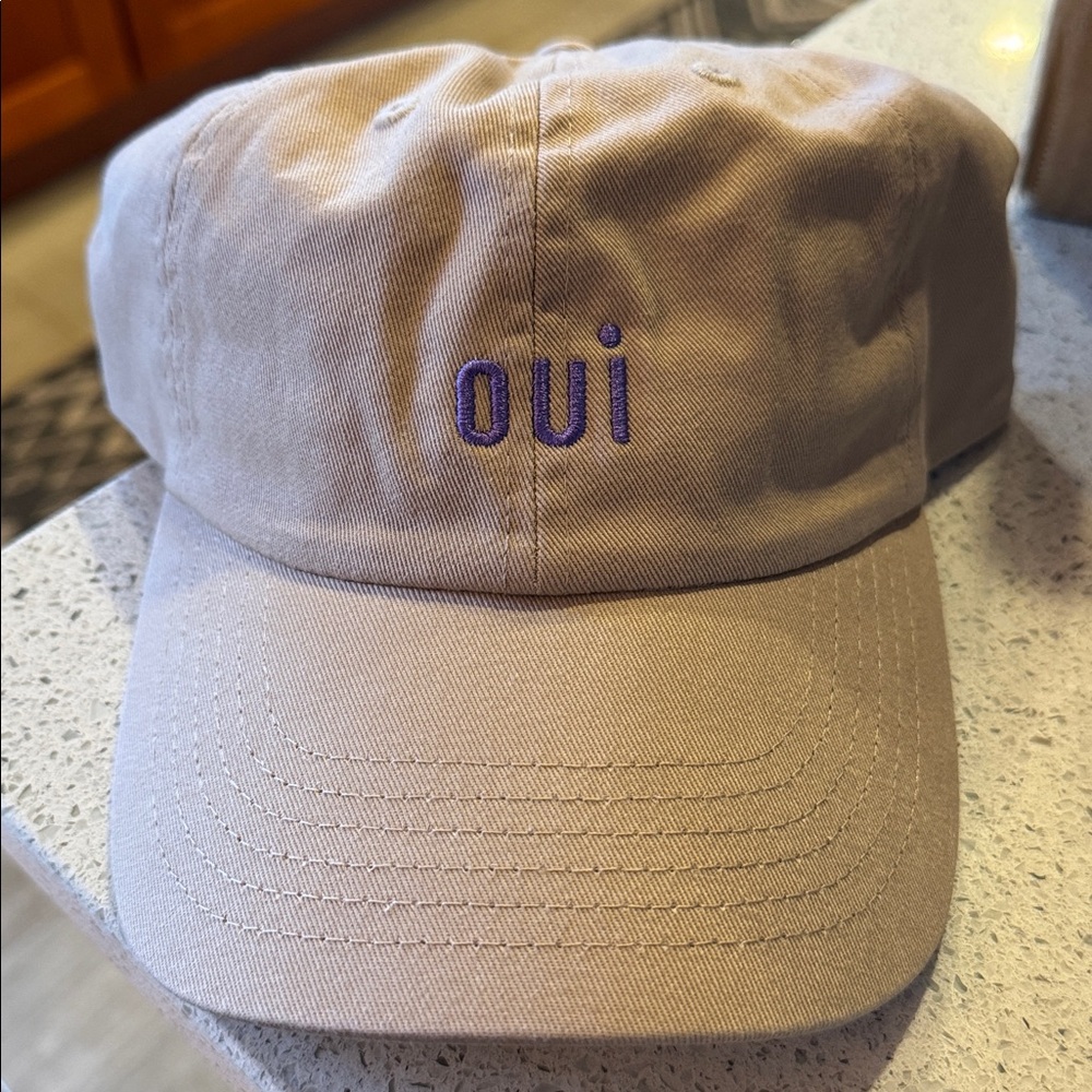 Clare V.  Oui Adjustable Hat One Size Khaki Brown Tan Baseball NEW